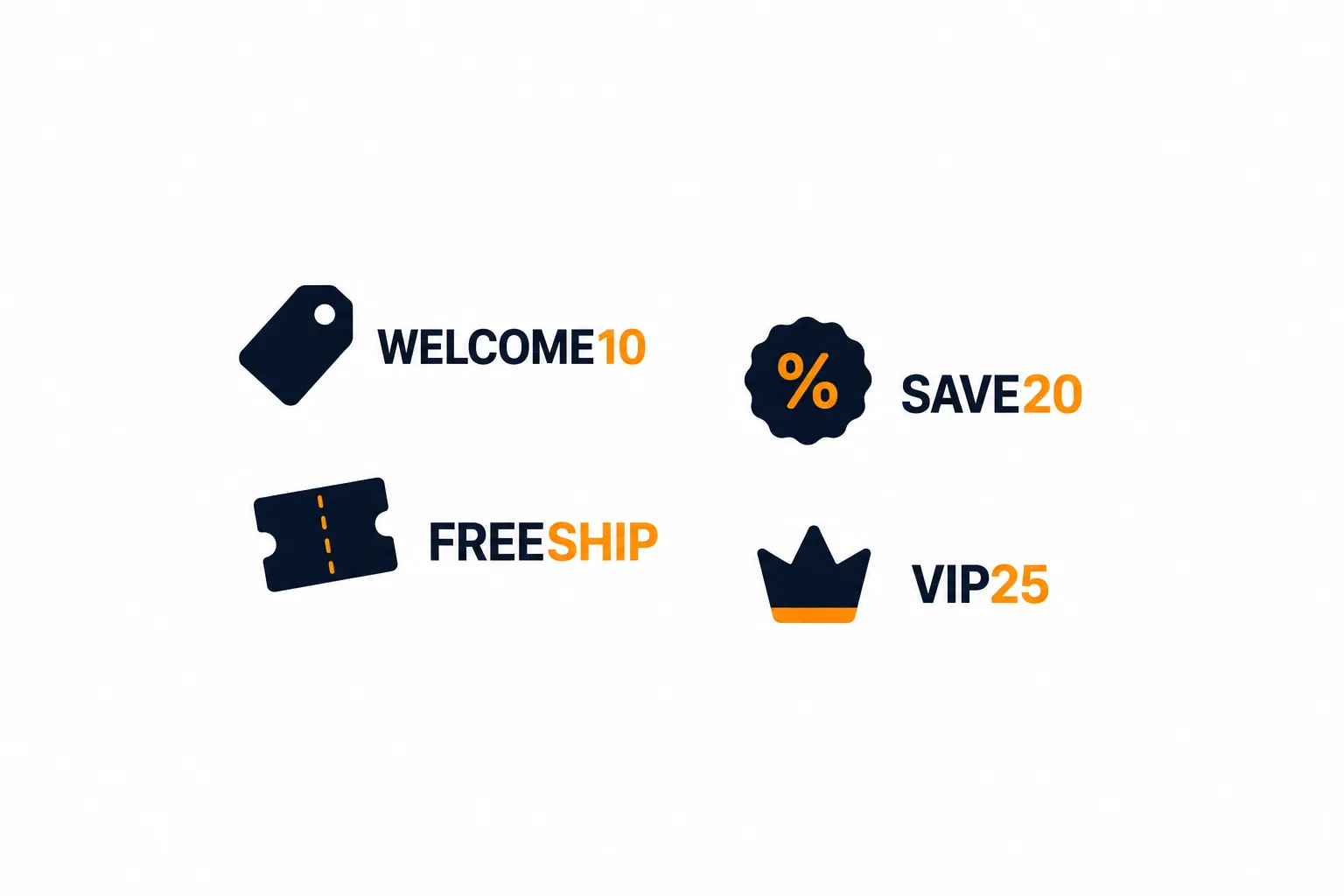 Discount code setup